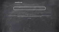 Desktop Screenshot of eronudist.com